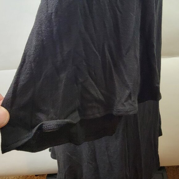Ecote Urban Outfitters Criss-Cross Front Mini Dress | Size L | NWT Black Stretch - Picture 6 of 12